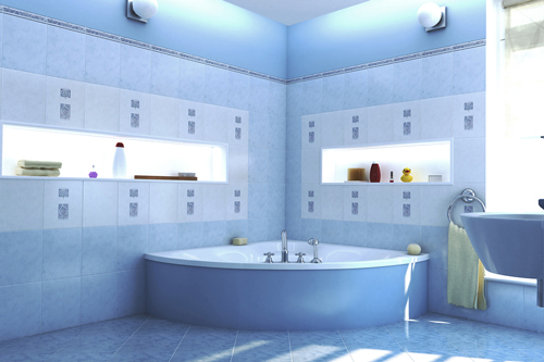 contemporary_Blue-Bathroom